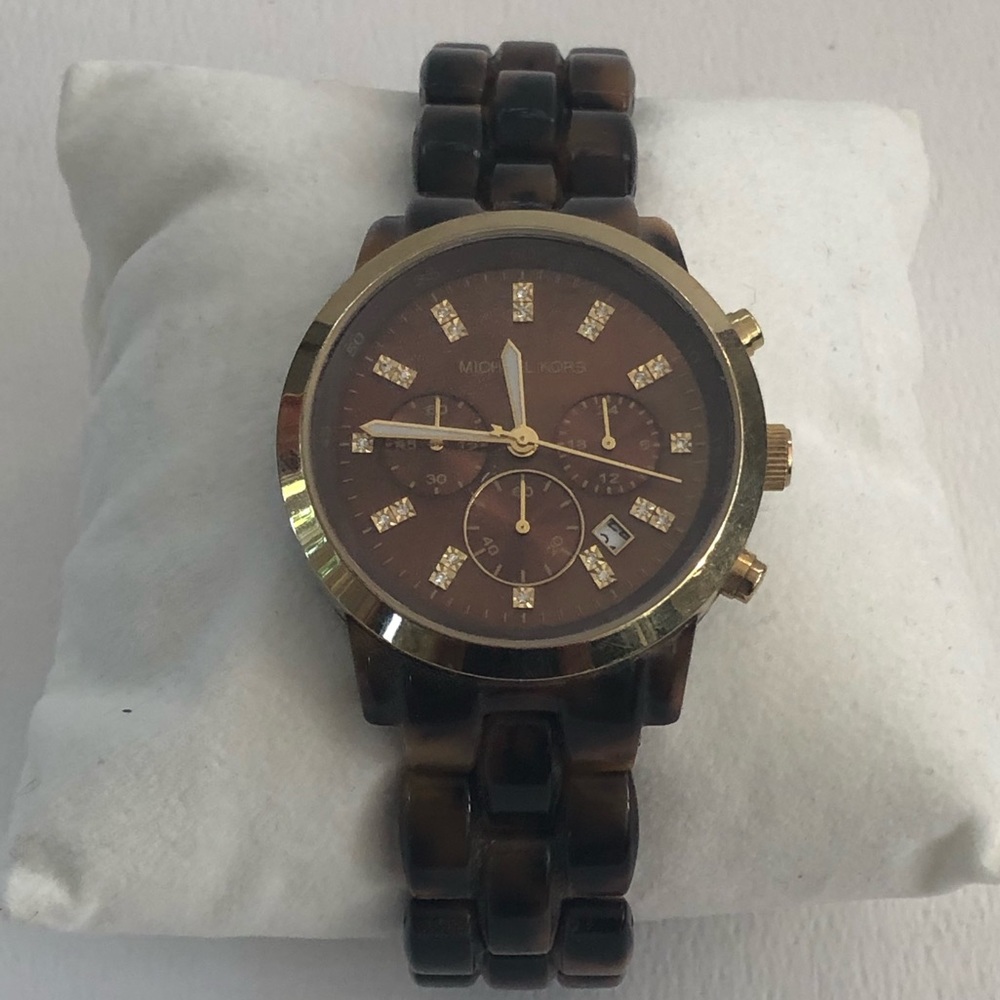 Michael Kors tortoise shell women’s watch